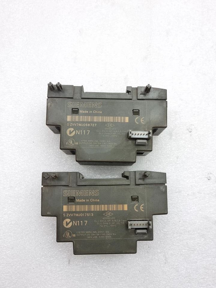 Lot of 2 Pcs Siemens 6ED1055-1MB00-0BA1 DM8 12/24R Expansion Module (Tested)